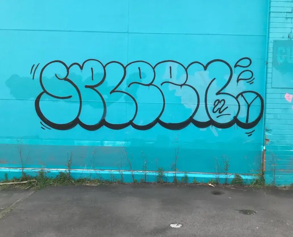 Graffiti Stile Vergleich Tag Throw-up Piece