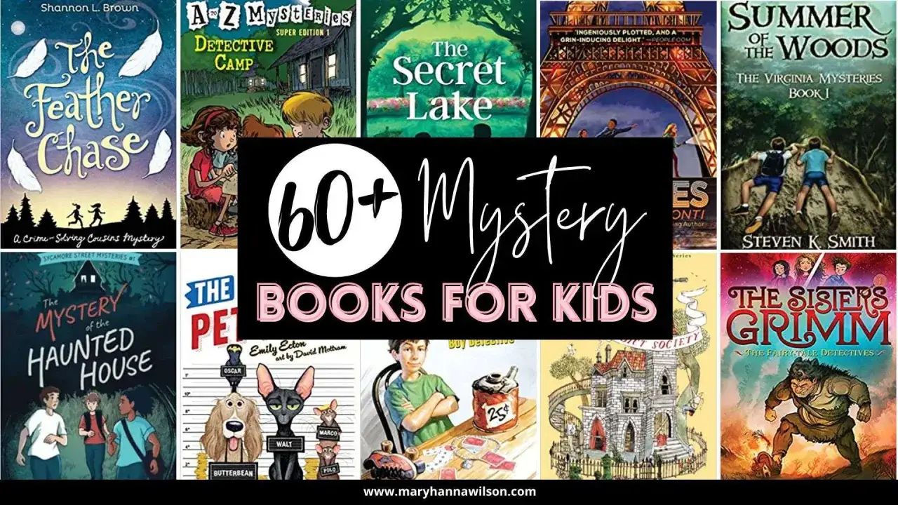 Colecci&oacute;n de **cuentos para ni&ntilde;os mayores** con misterios, detectives y aventuras. Portadas de libros como 