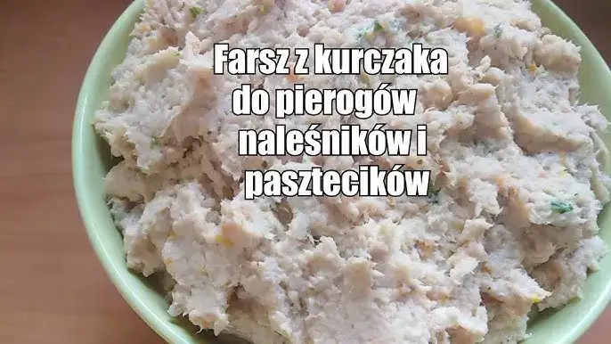 farsz z kurczaka do pierogów lub krokietów