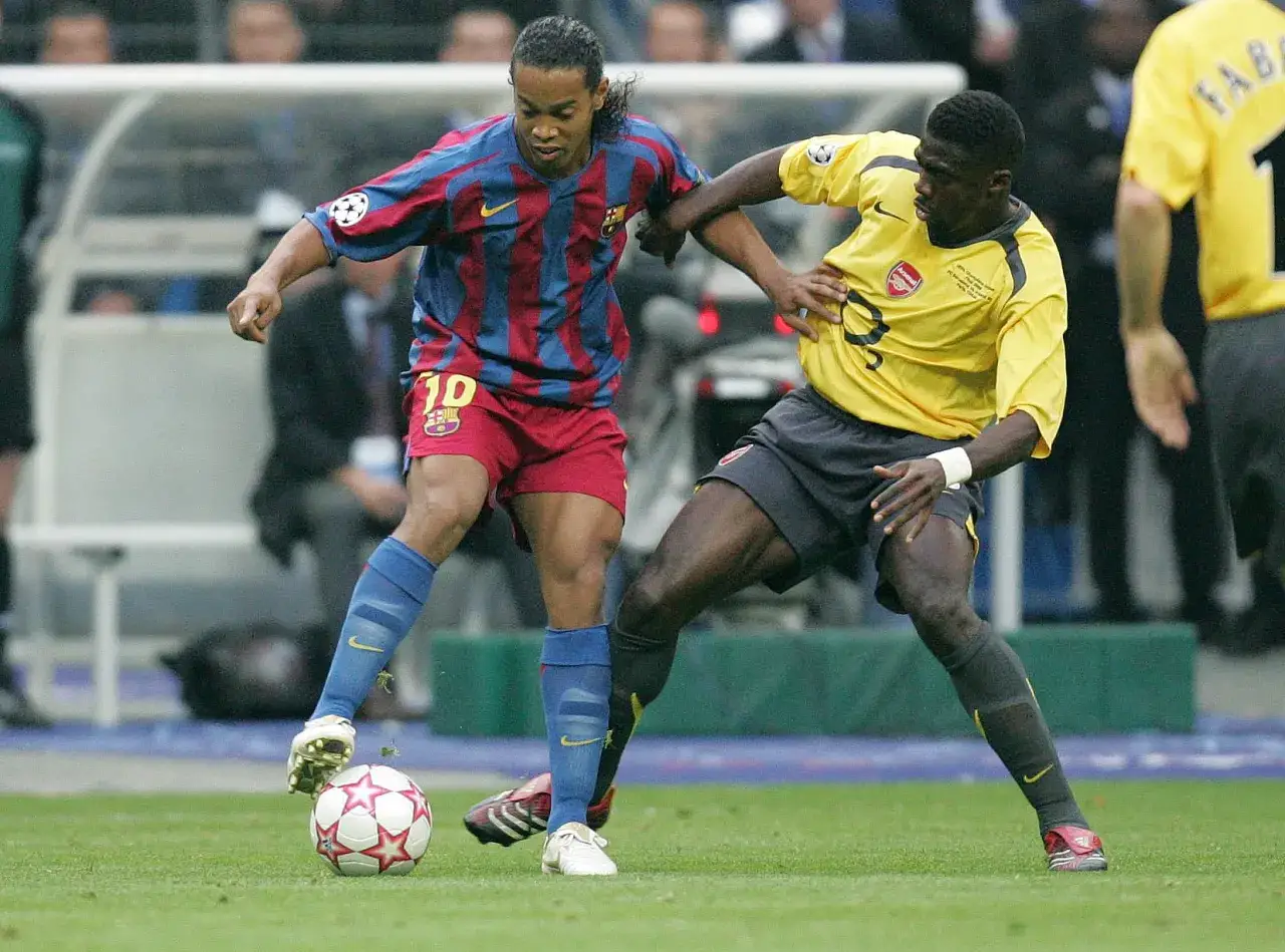 FC Barcelona 2006 Liga Mistrzów Ronaldinho Eto'o