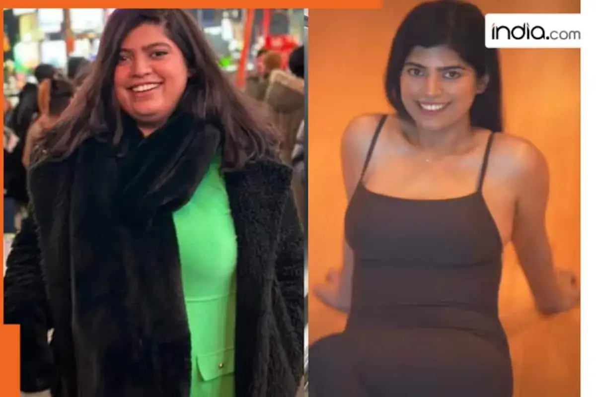 Avant/après : une femme souriante avant et après une perte de poids. La question
