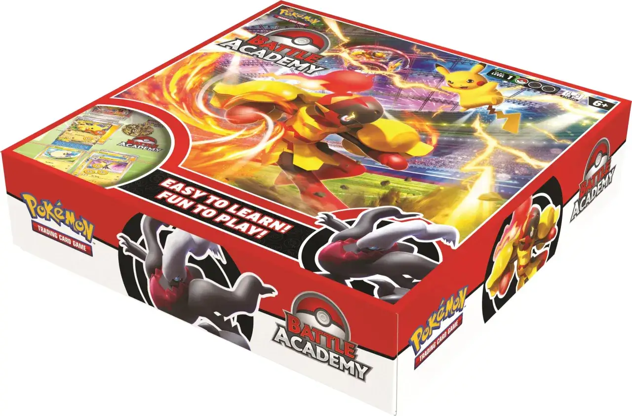Pokémon Battle Academy 2024 zawartość pudełka