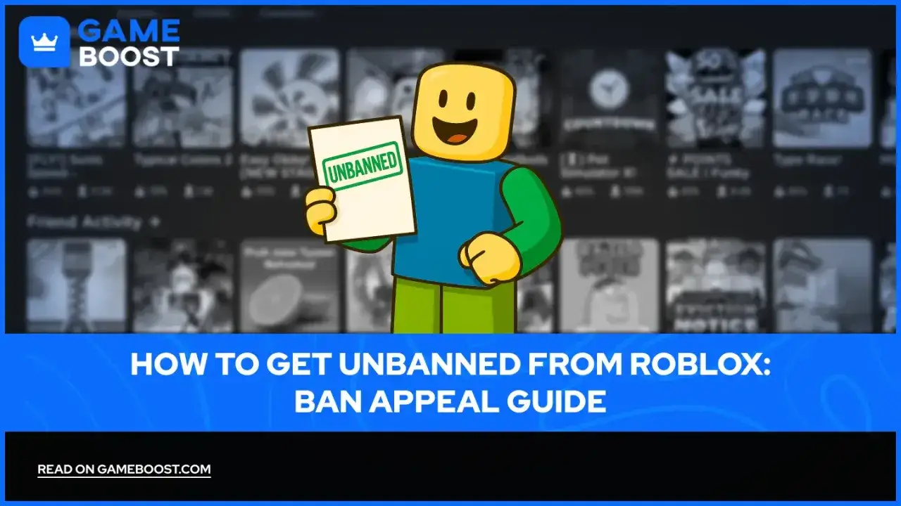 Postać z Roblox trzyma kartkę z napisem 