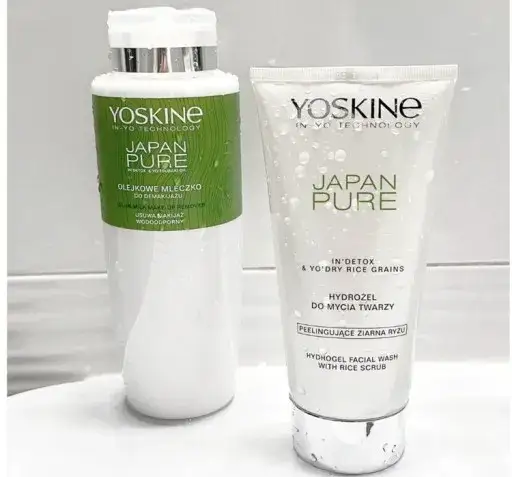 Yoskine Japan pure żel do mycia twarzy opakowanie