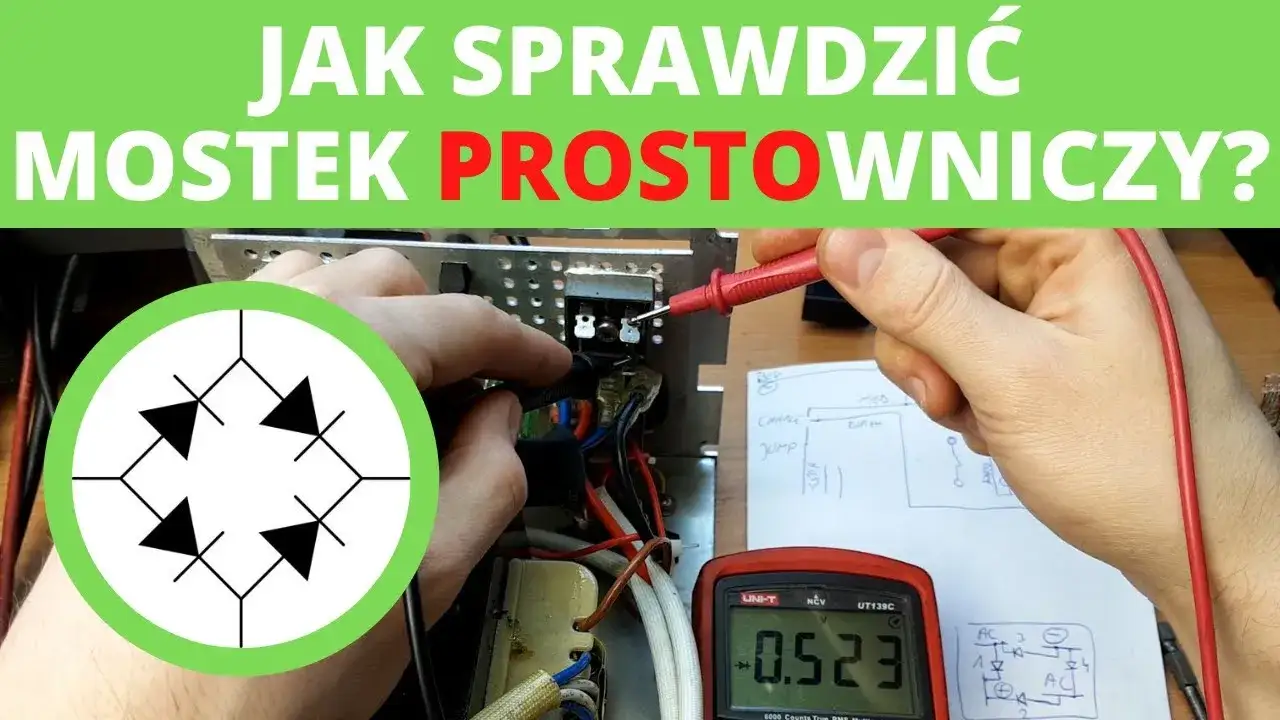 jak sprawdzić prostownik multimetrem