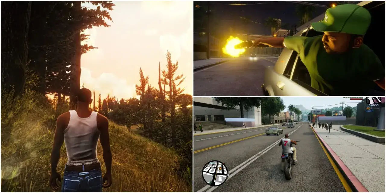 GTA San Andreas Definitive Edition mody