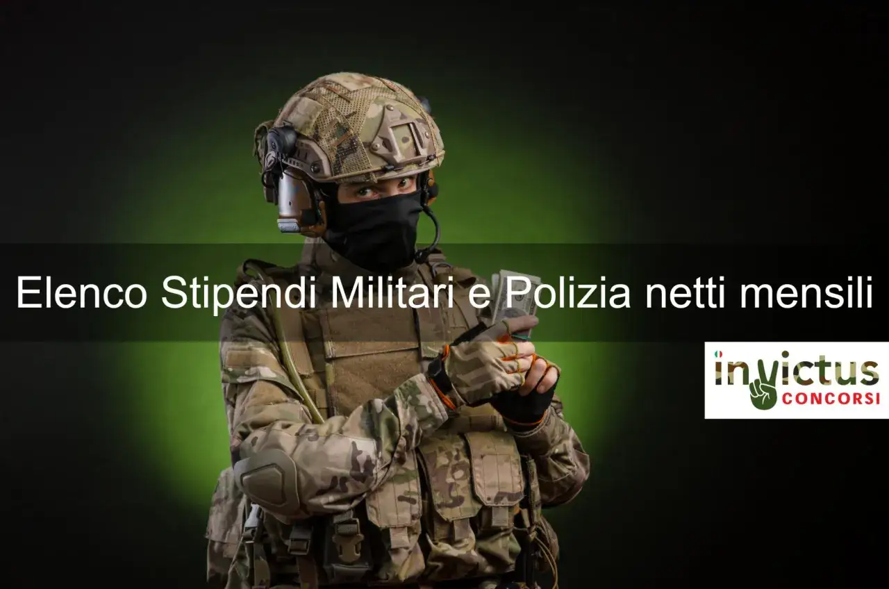 Un militare con equipaggiamento tattico conta banconote. L'immagine illustra l'elenco stipendi militari e polizia, un tema di interesse per chi considera il volontariato nell'esercito.