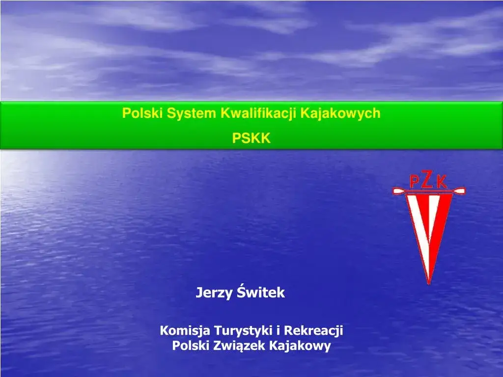 Polski System Kwalifikacji Kajakowych schemat
