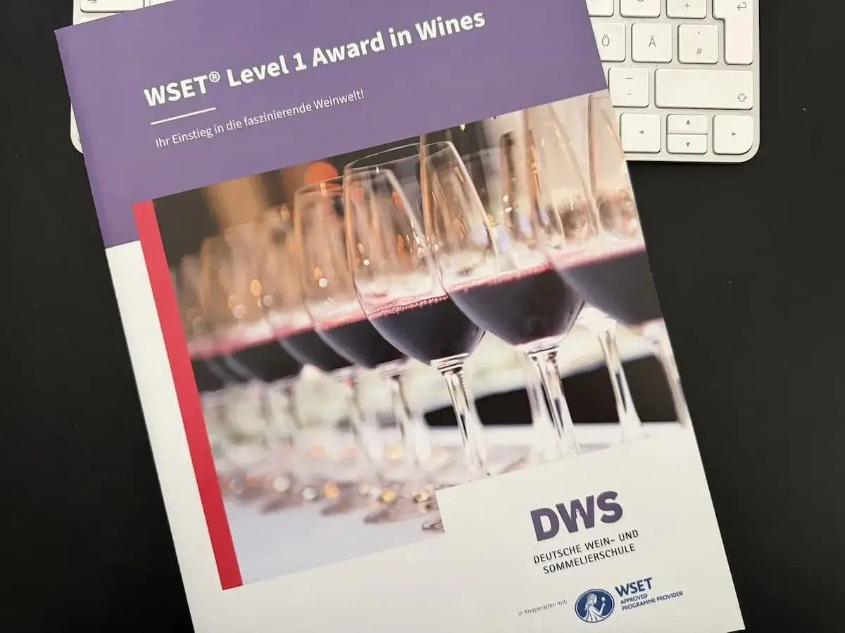 Brosch&uuml;re f&uuml;r WSET Kurse: 