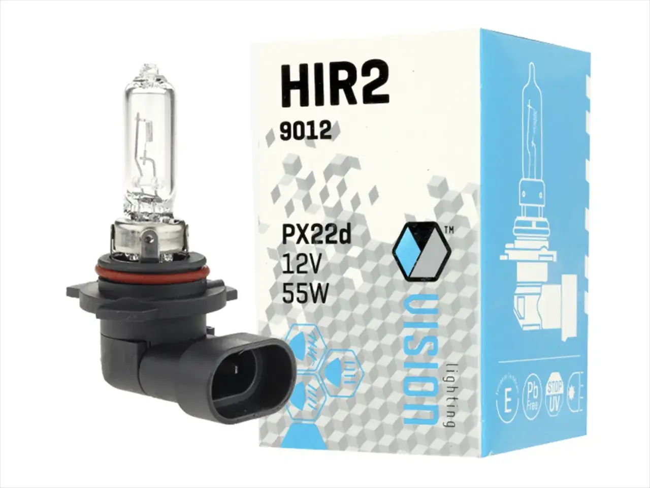 Żarówka samochodowa HIR2 9012 PX22d 12V 55W Vision.