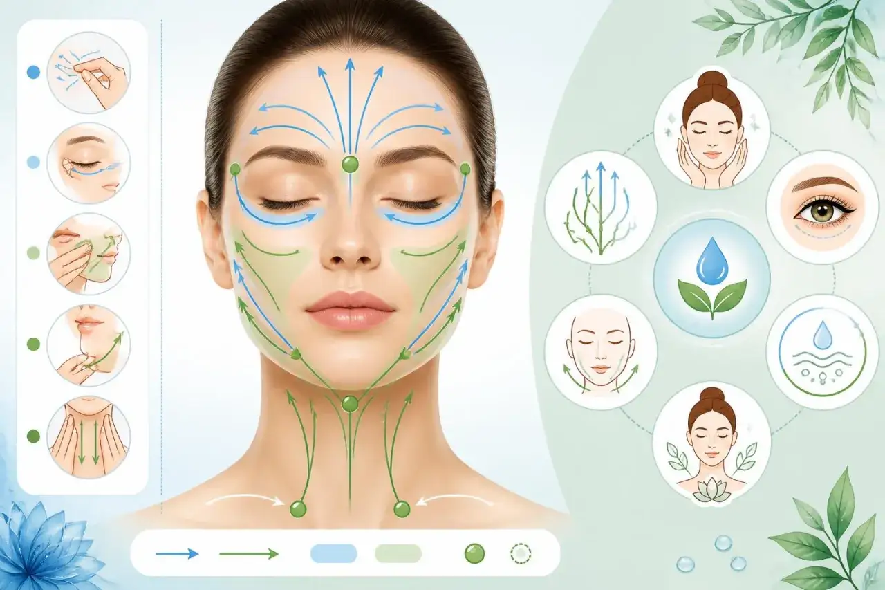 Conseils pour comment maigrir du visage : massages et soins pour un visage plus fin et tonique.