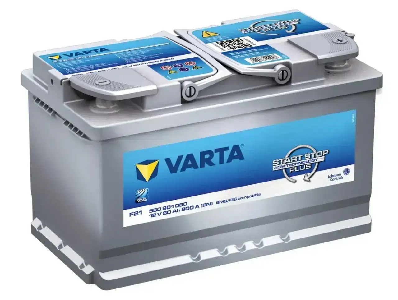 Akumulator Varta 12V 80 Ah 800 A, idealny do systemów Start-Stop. Wysoka pojemność akumulatora ah zapewnia niezawodność.