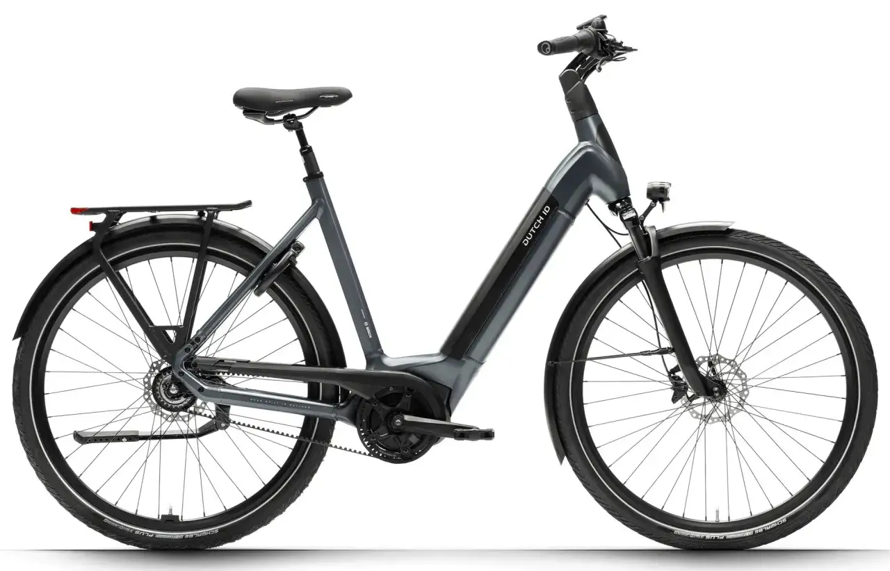 Een moderne, simpele stadsfiets met een strak design en ge&iuml;ntegreerde accu. Ideaal voor dagelijks gebruik in de stad.