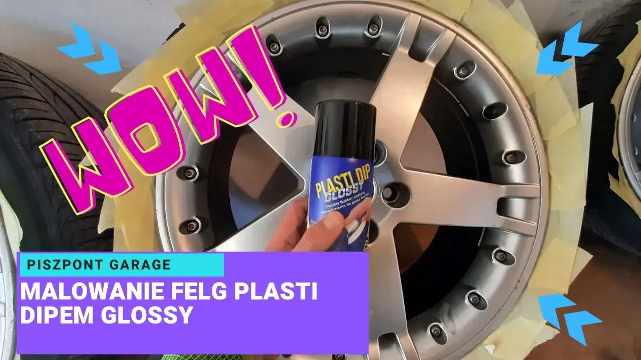 przygotowanie felg do malowania Plasti Dip