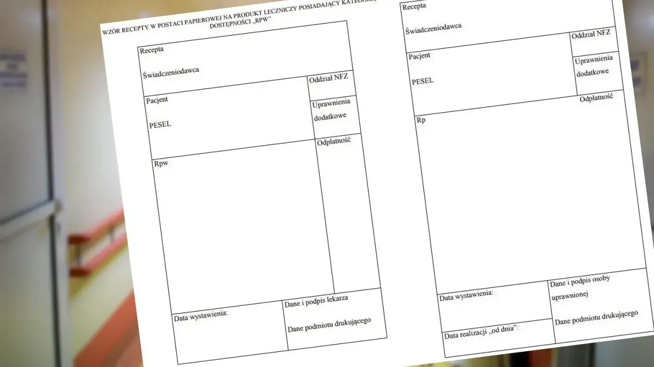 recepta papierowa wyjątki
