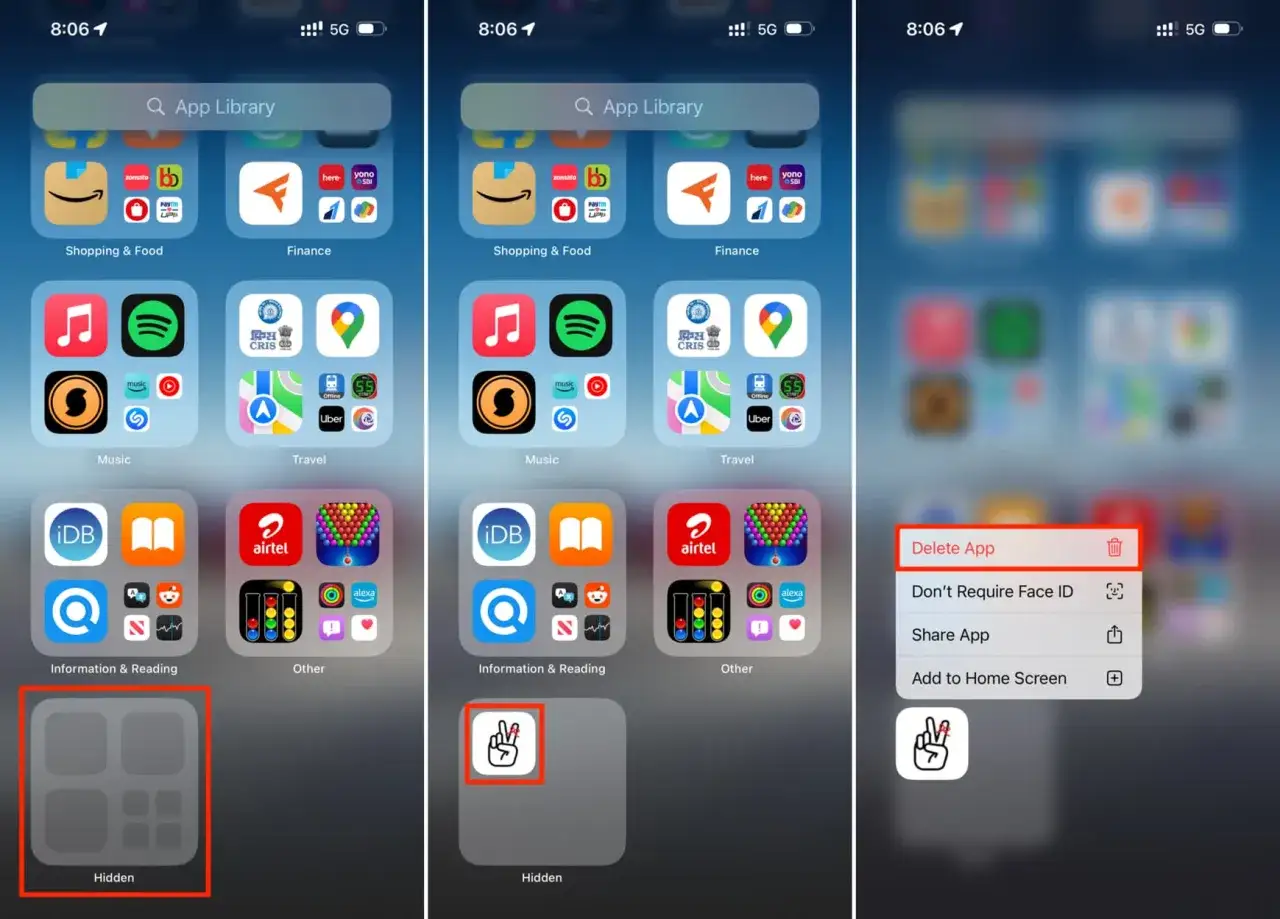 Jak usunąć aplikacje z iPhone: przytrzymaj ikonę, wybierz 