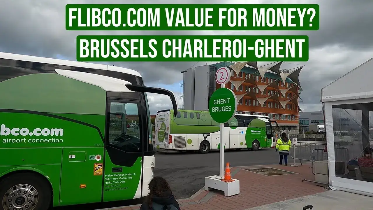 Brussels Charleroi Airport Flibco bus stop