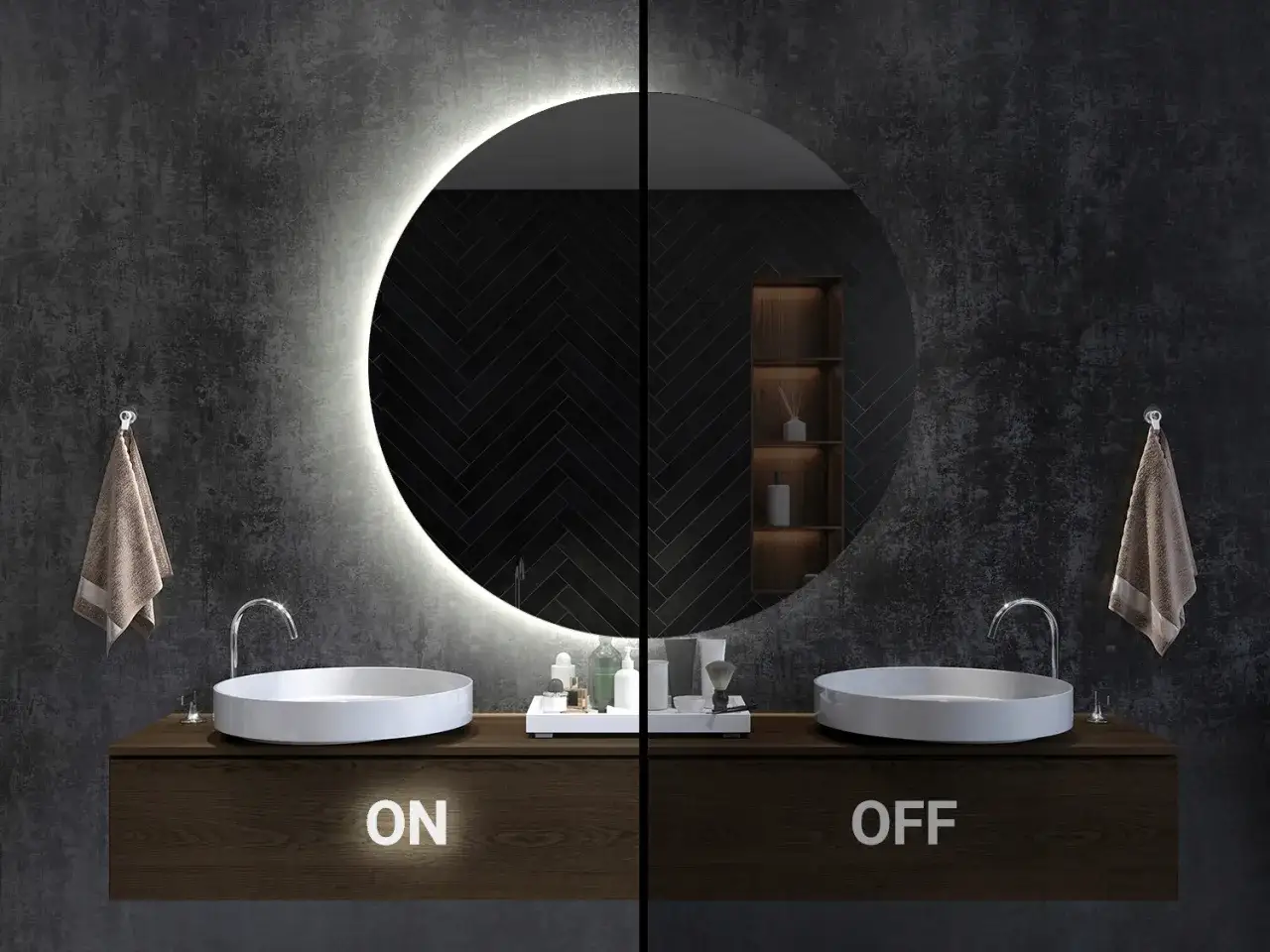 lustra LED do makijażu r&oacute;żne typy