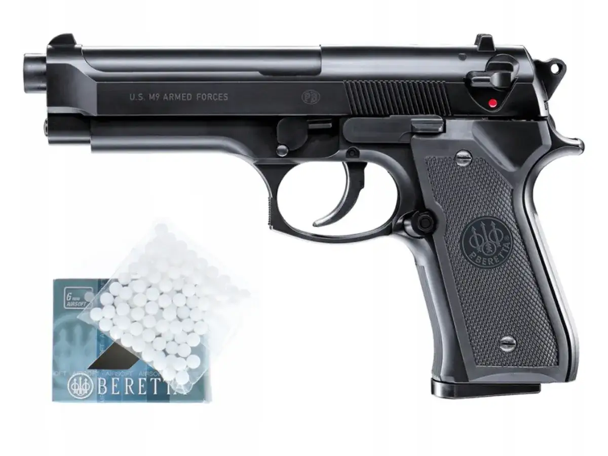 Pistolet Beretta M9 Airsoft, idealny do treningu. Sprawdź aktualną beretta m9 cena i zam&oacute;w sw&oacute;j egzemplarz!