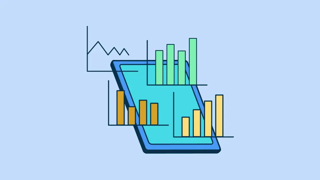 Graficzne przedstawienie analizy danych i trendów, kluczowe dla **business intelligence**.