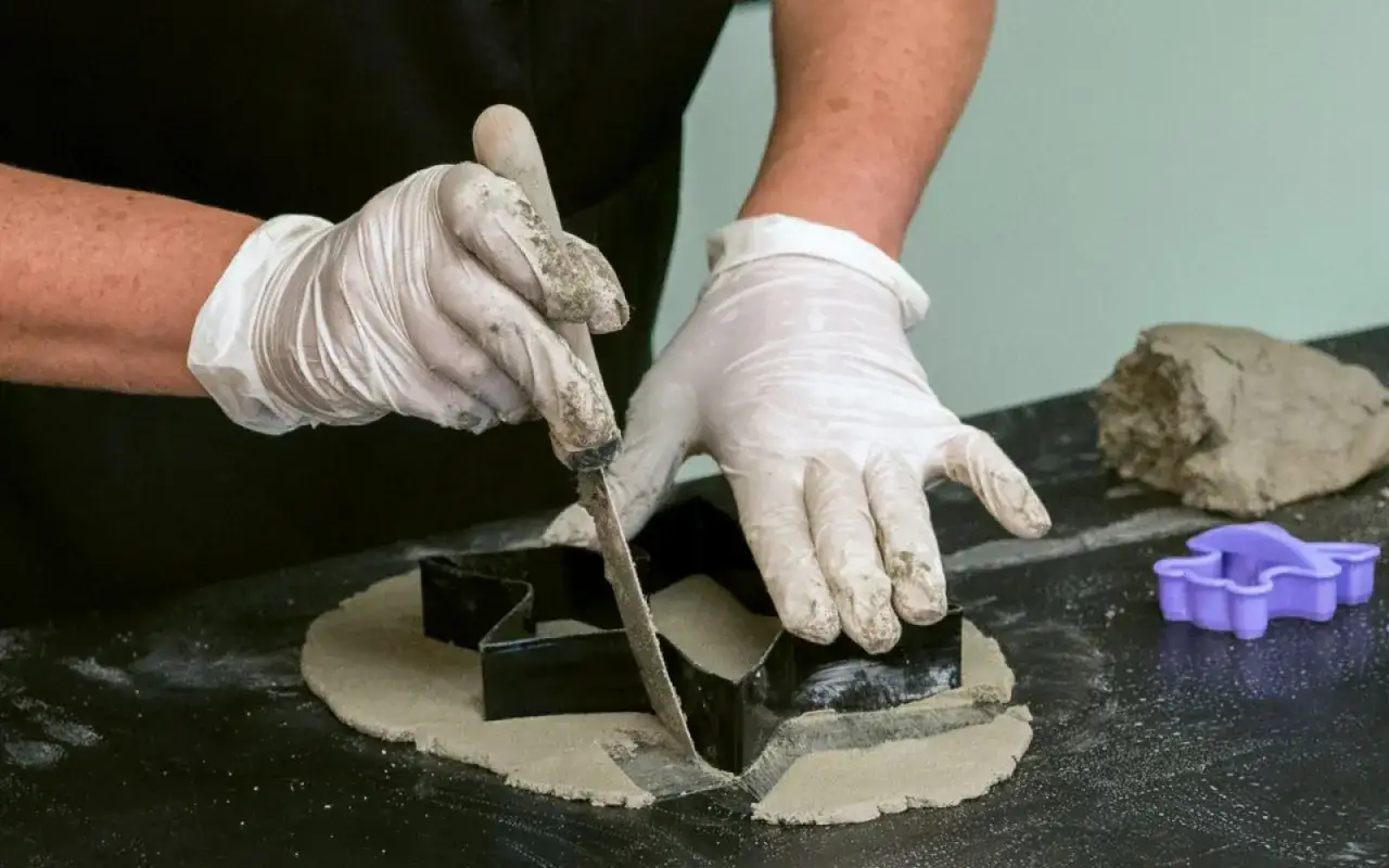materiały i narzędzia do ozdób z betonu