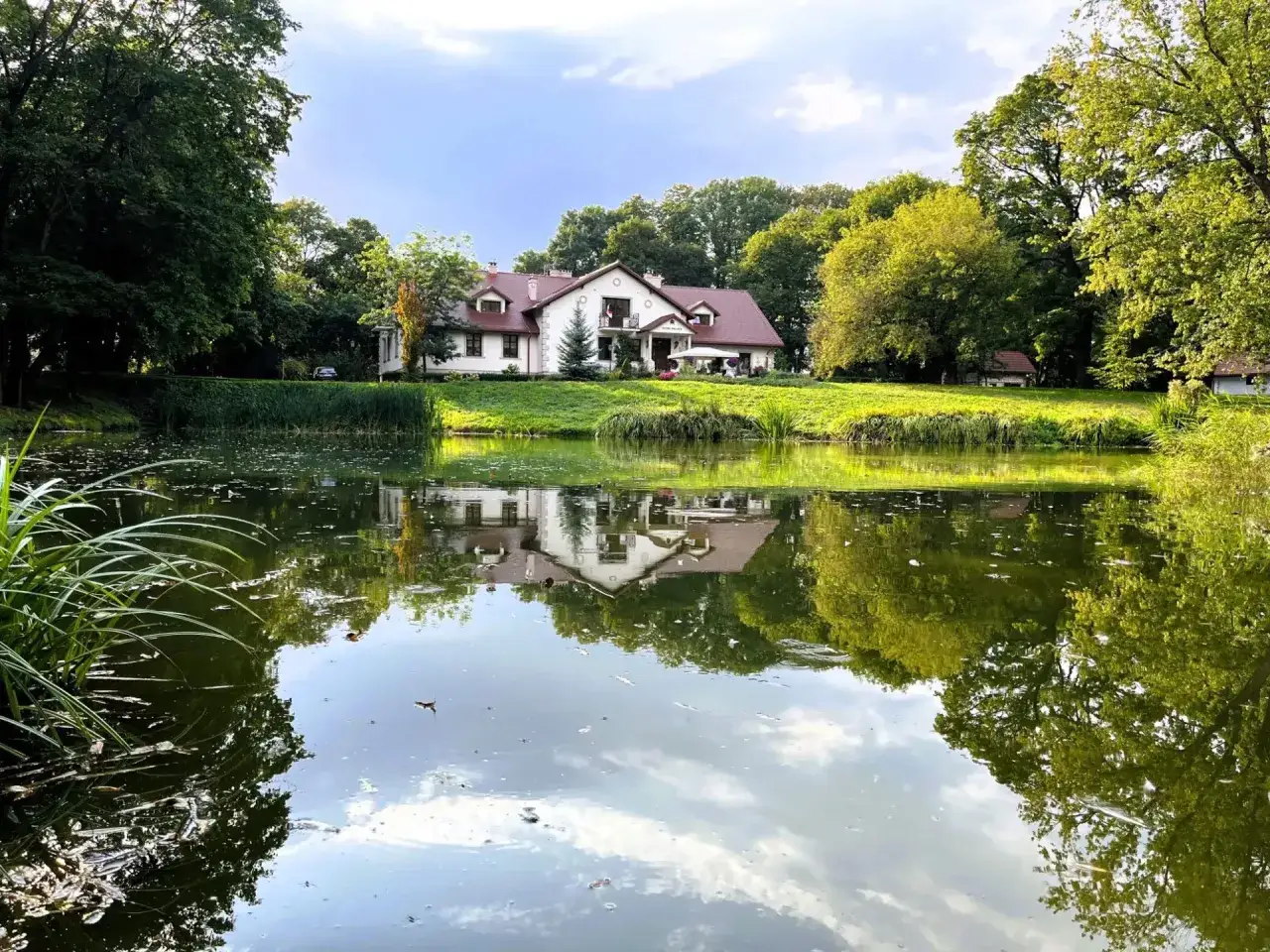 Dom Seniora Zbeniny otoczenie park las