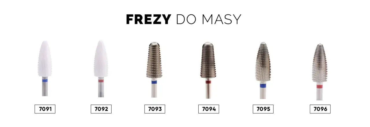 Niezbędne frezy do frezarki do paznokci dla początkujących