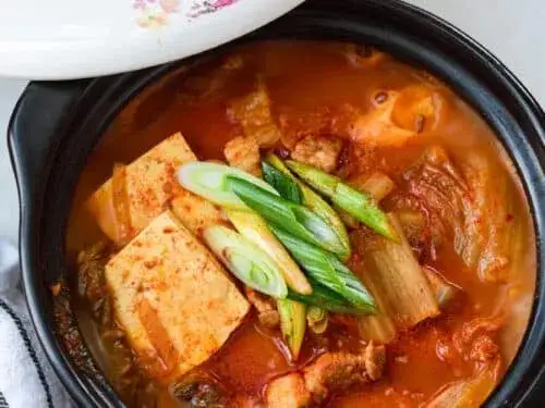 kimchi bokkeumbap kimchi jjigae kimchijeon zdjęcia