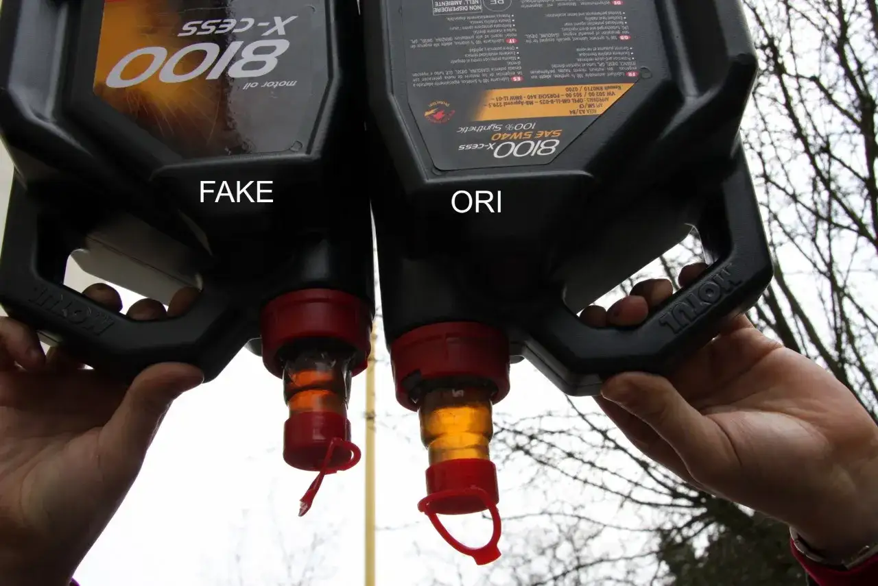 Motul 10W40 oryginalny vs podróbka