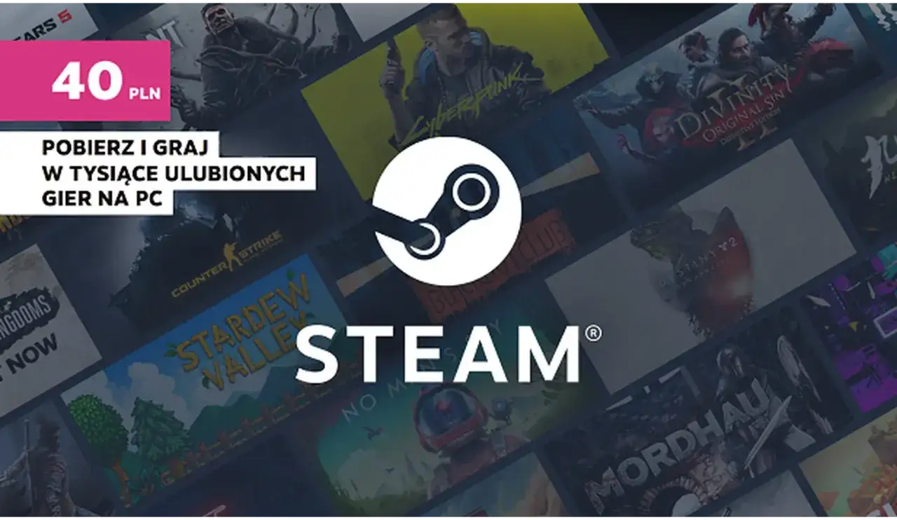 Karta Steam za 40 PLN to klucz do tysięcy gier na PC. Kup kartę i graj!