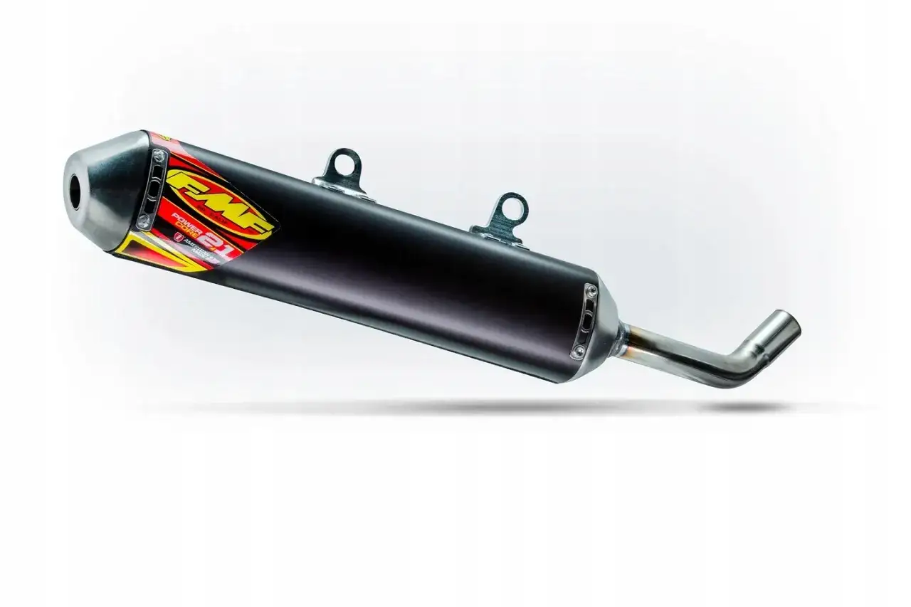 Czarny tłumik FMF Power Core 21, idealny do Twojego motocykla.