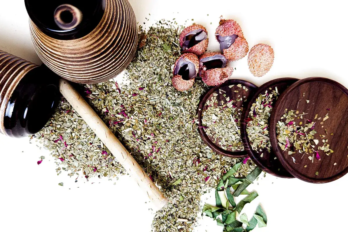 Tradycyjne naczynia do yerba mate, susz, bombilla i liczi. Poznaj, jak pić yerba mate, by cieszyć się jej smakiem.