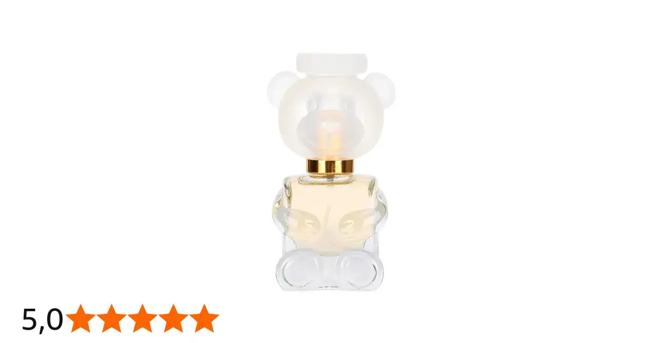 Perfumy Moschino Bubble Gum w kształcie misia, idealne dla miłośniczek słodkich zapachów.