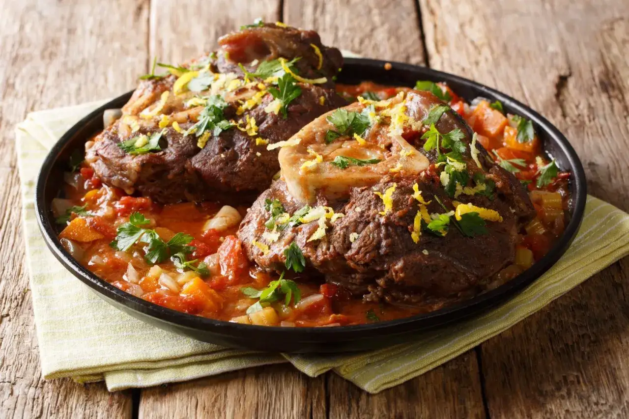 Składniki na ossobuco alla milanese