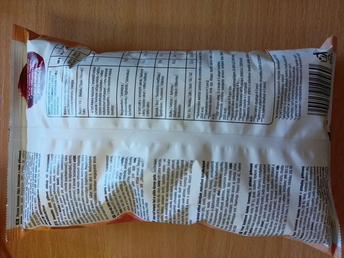 Zdjęcie Lay's Oven Baked: Ile kalorii i czy to zdrowsza alternatywa?
