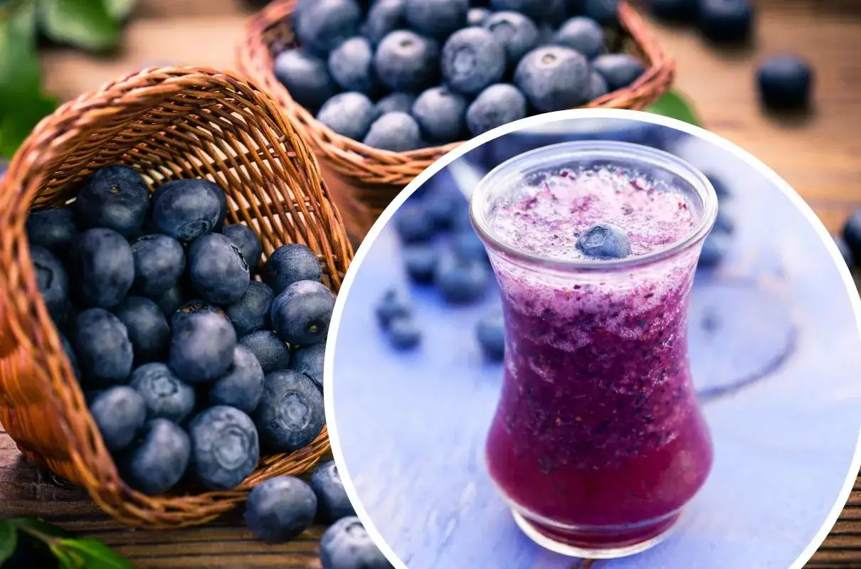 Przepis na podstawowe smoothie z borówek