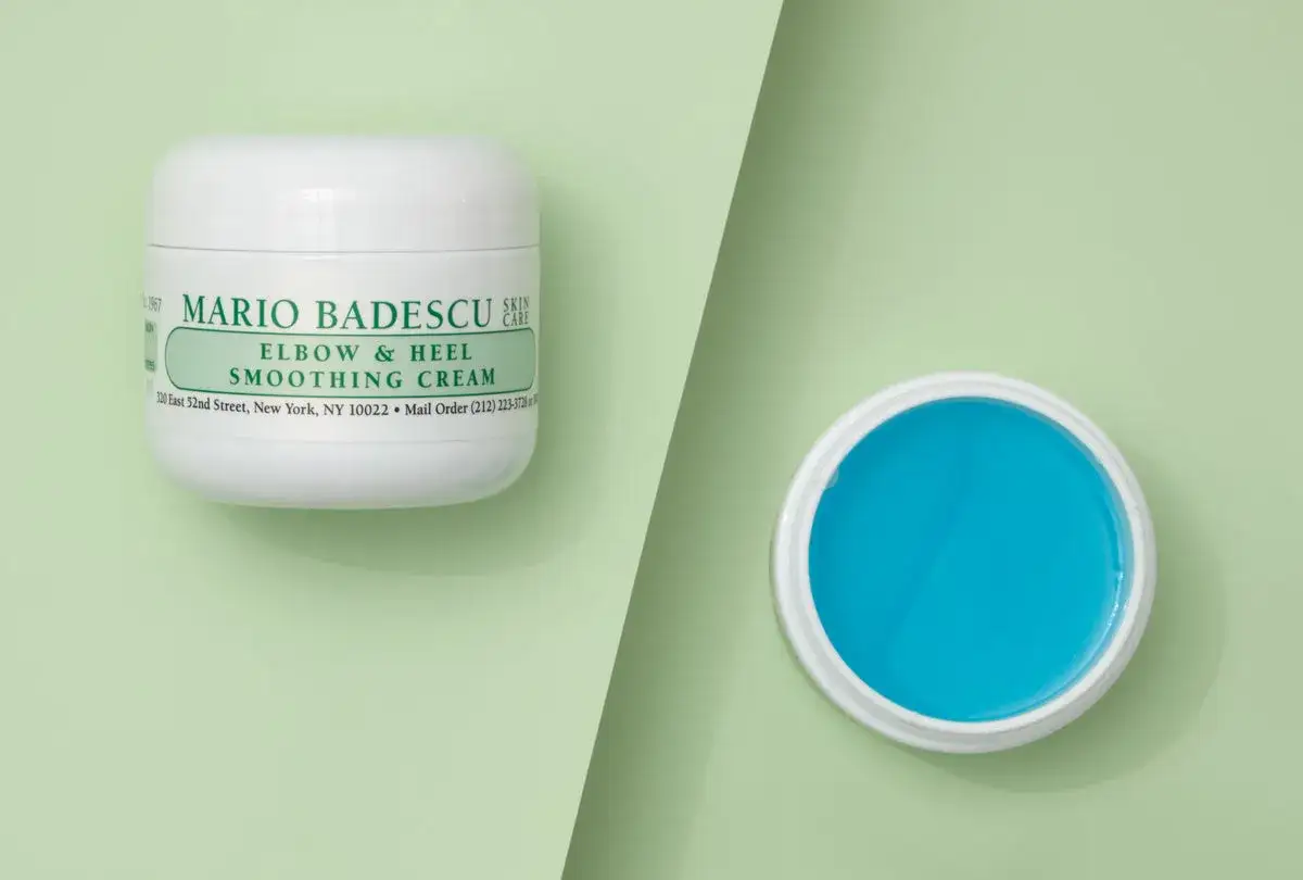 Mario Badescu Elbow & Heel Smoothing Cream, perfekt f&ouml;r torra armb&aring;gar och h&auml;lar.