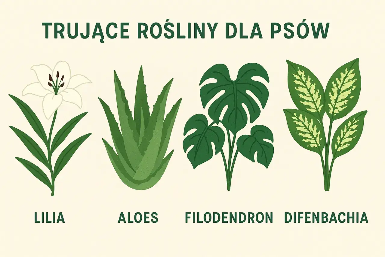bezpieczne rośliny doniczkowe dla psa