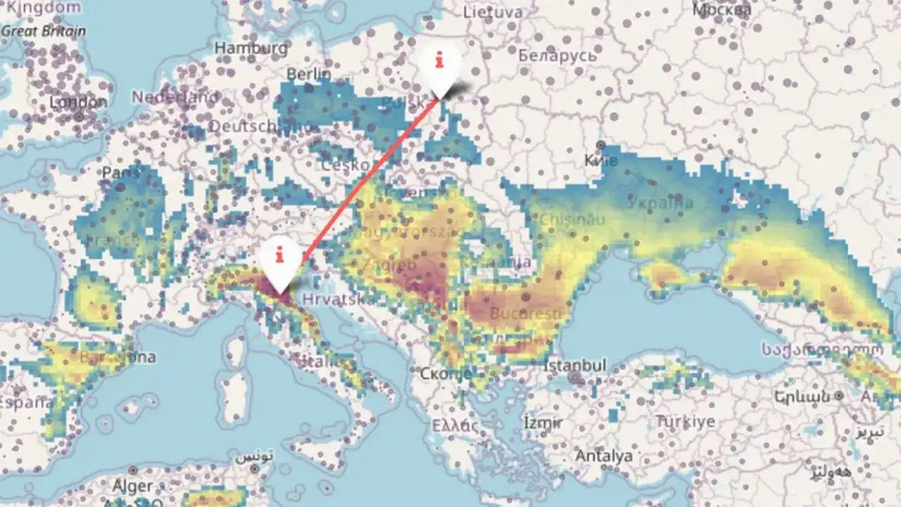 skutki zmian klimatu Polska mapa prognozy