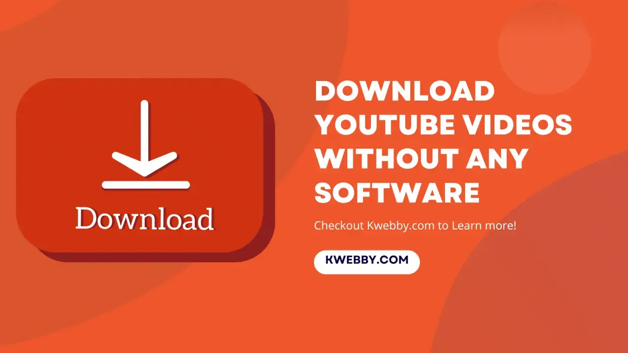 Chcesz wiedzieć, jak pobrać film z YouTube bez programu? Sprawdź Kwebby.com, aby dowiedzieć się więcej!