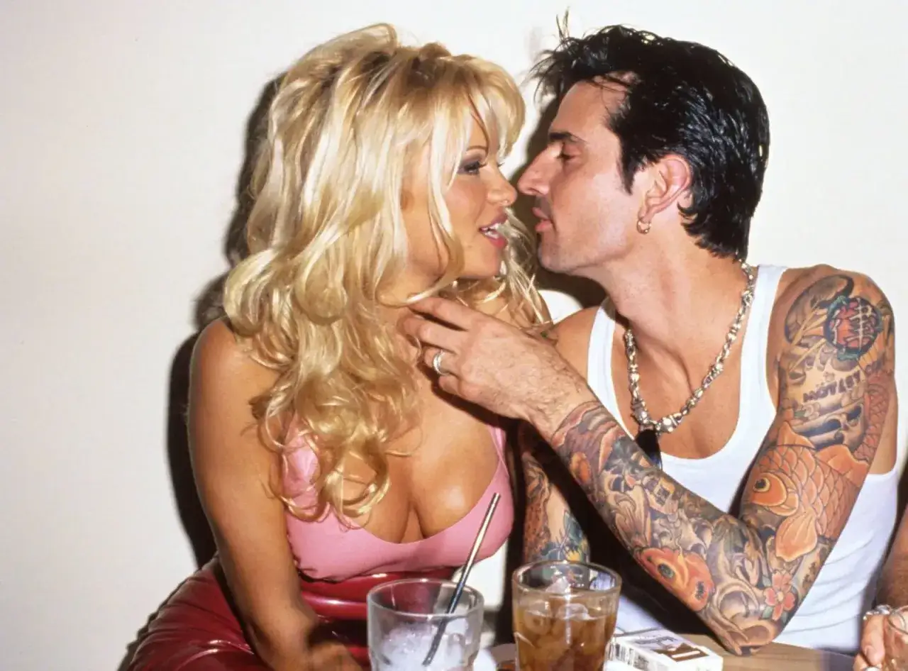 Pamela Anderson Tommy Lee młodzi razem