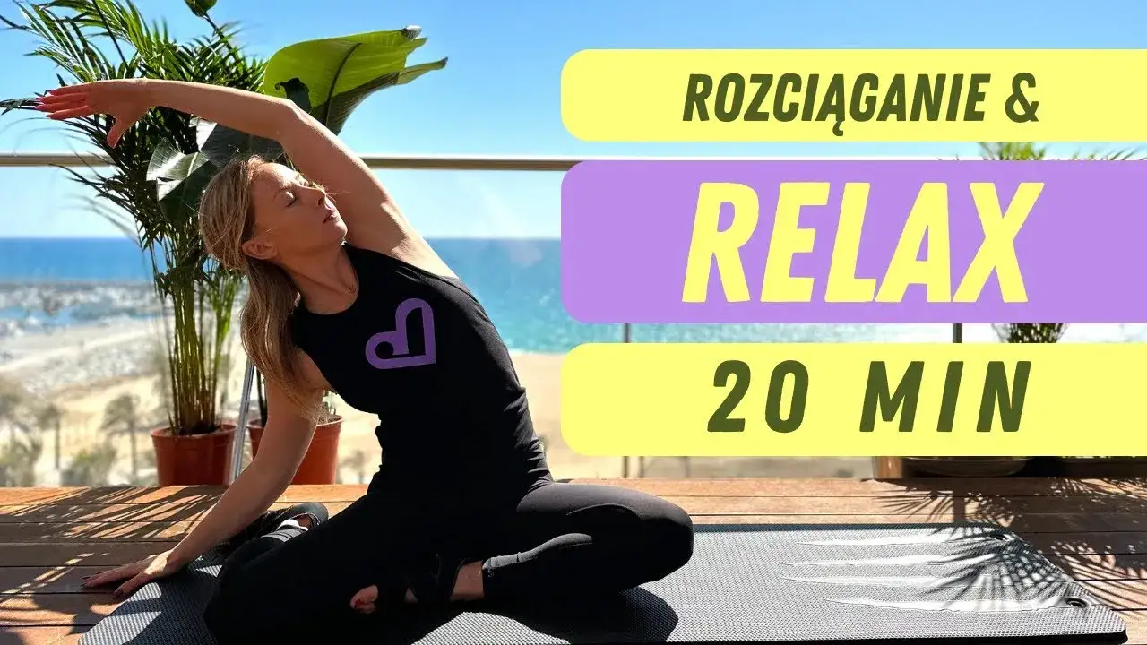 Wieczorne rozciąganie statyczne relaksacja