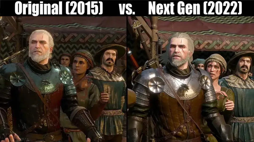Wiedźmin 3 Next-Gen por&oacute;wnanie grafiki