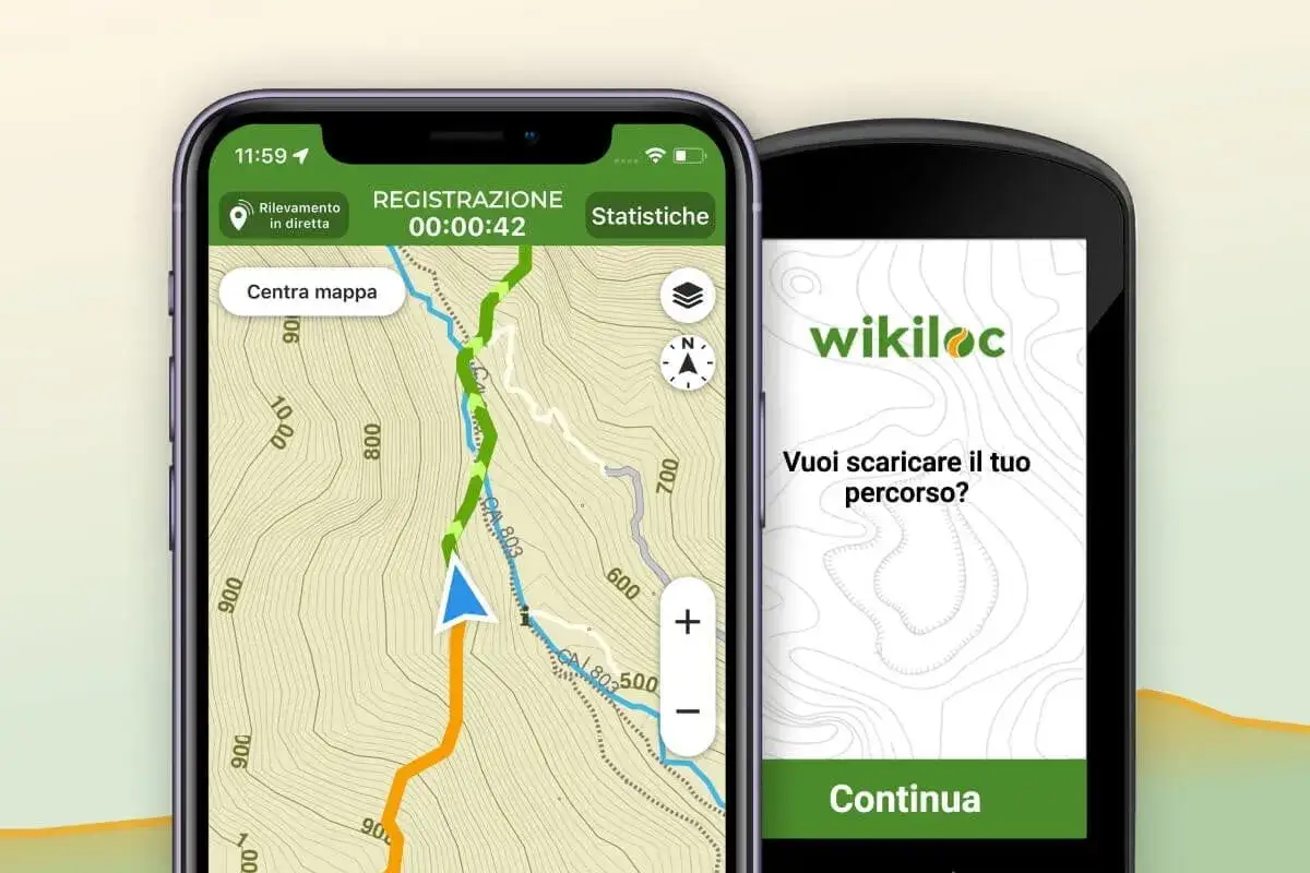 Scopri wikiloc come funziona: mappa con percorso registrato e opzione per scaricare il tuo itinerario.