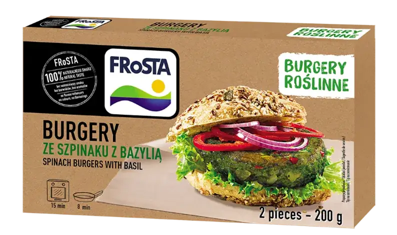 różne rodzaje kotletów roślinnych do burgerów