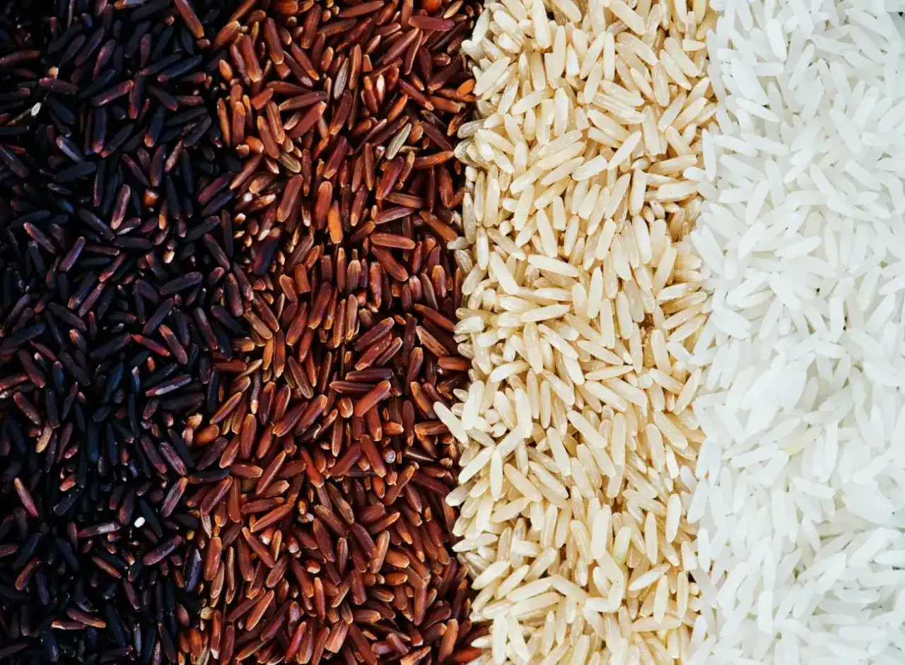 Tre sorters ris: mörkt, rött och vitt. Perfekt för att skapa en krämig risotto med olika smaker och färger.