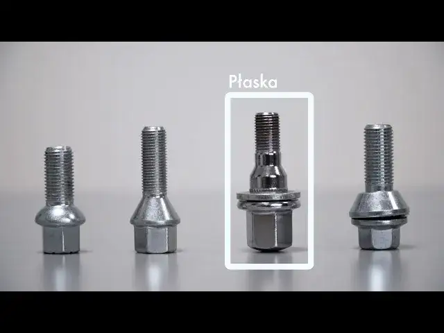 Śruby do felg aluminiowych i stalowych porównanie gniazd