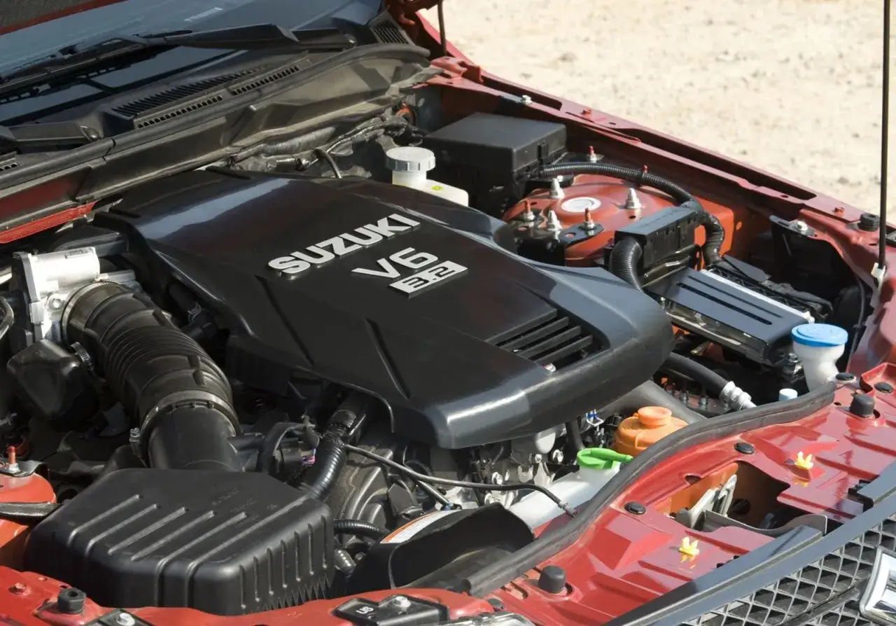 Silnik V6 3.2 Suzuki w Grand Vitara 2. Potężna jednostka napędowa gotowa do jazdy.