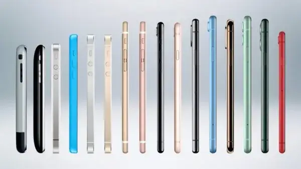 różne modele iphone