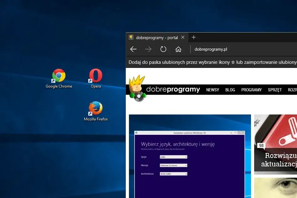 Zdjęcie Jak zmienić domyślną przeglądarkę w Windows 10 i uniknąć problemów